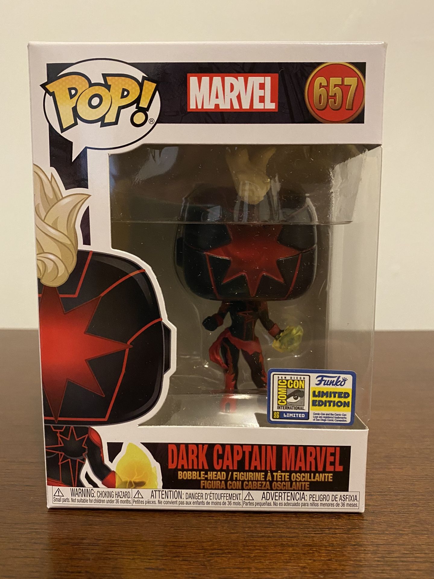 SDCC 2020 Dark Captain Marvel (Con Exclusive)