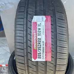 265/35/22 New set of Tires installed