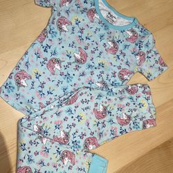 5T Unicorn Pajama Set