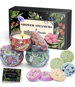 Shower Streamers And Candle Gift Set