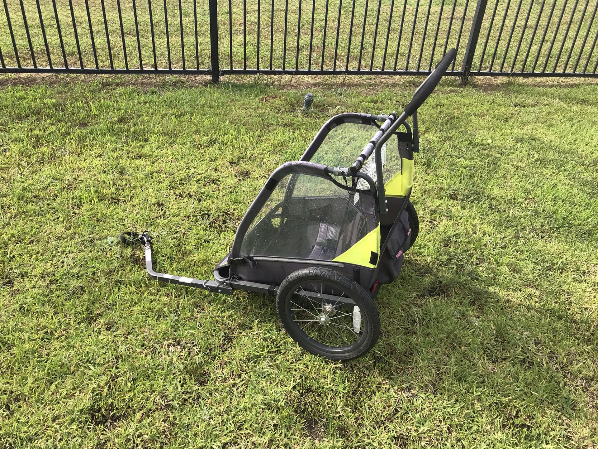 Bicycle Bike trailer for 2 kids children
