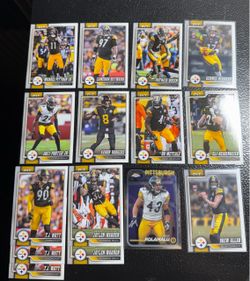 Pittsburgh Steelers Topps NFL Trading Card Lot