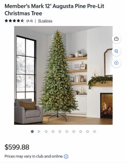 12ft Pre-Lit Christmas Tree
