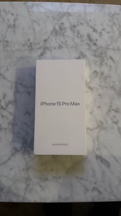 Sealed iPhone 15 Pro max