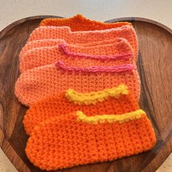 Crochet Socks  &Decorations Perfect For Gifts 