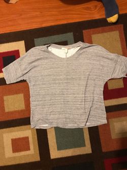 Grey loose shirt