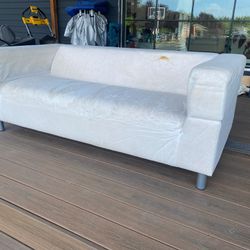 Free IKEA Klippan Charcoal Grey Slip Cover Couch