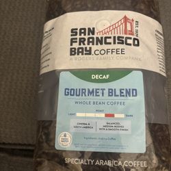 New San Francisco Bay Whole Bean coffee Decaf Gourmet Blend specialty arabica coffee 2lbs