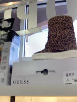 Guess Leopard Print Boot