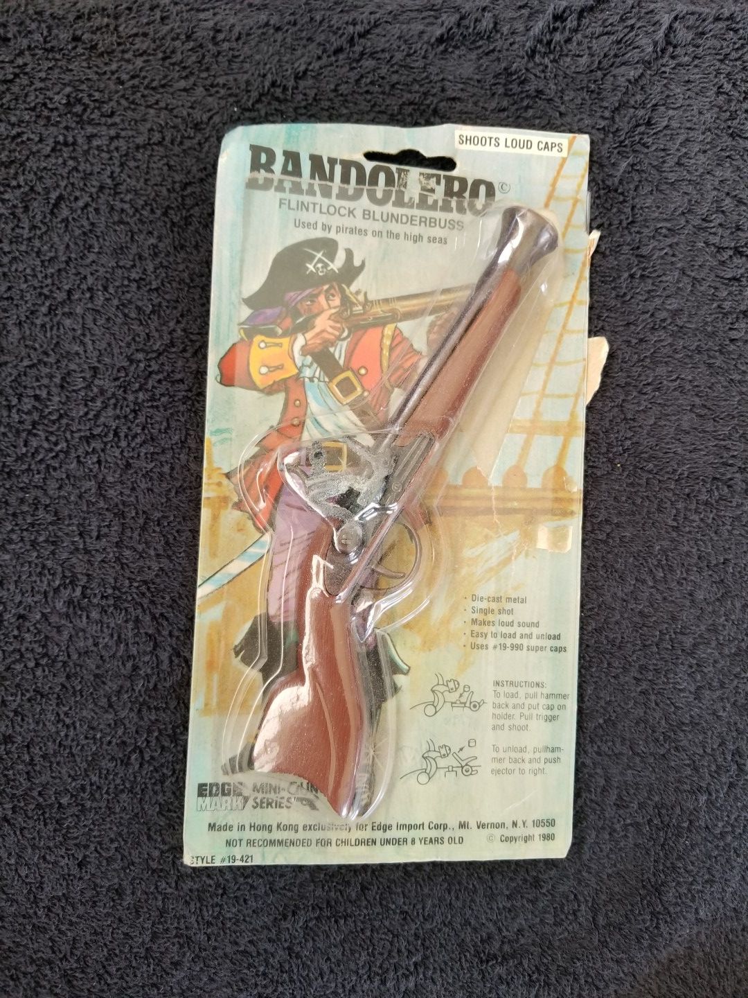 Comic Con Special Vintage Souvenir Bandolero Pirates Flintlock Blunderbuss Toy Cap Gun Rifle
