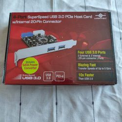 USB 3.0 PCI Express Card