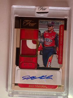 Jeff Gordon Panini Turn Four Auto Patch Card Gold 05/10