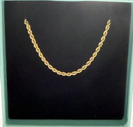 10k Gold Rope Bracelet