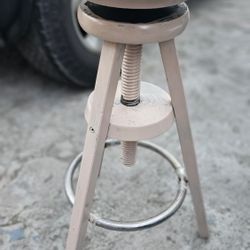 Taburete de Dibujo de Madera Taburete de Artista con Altura Ajustable, Taburete de Madera