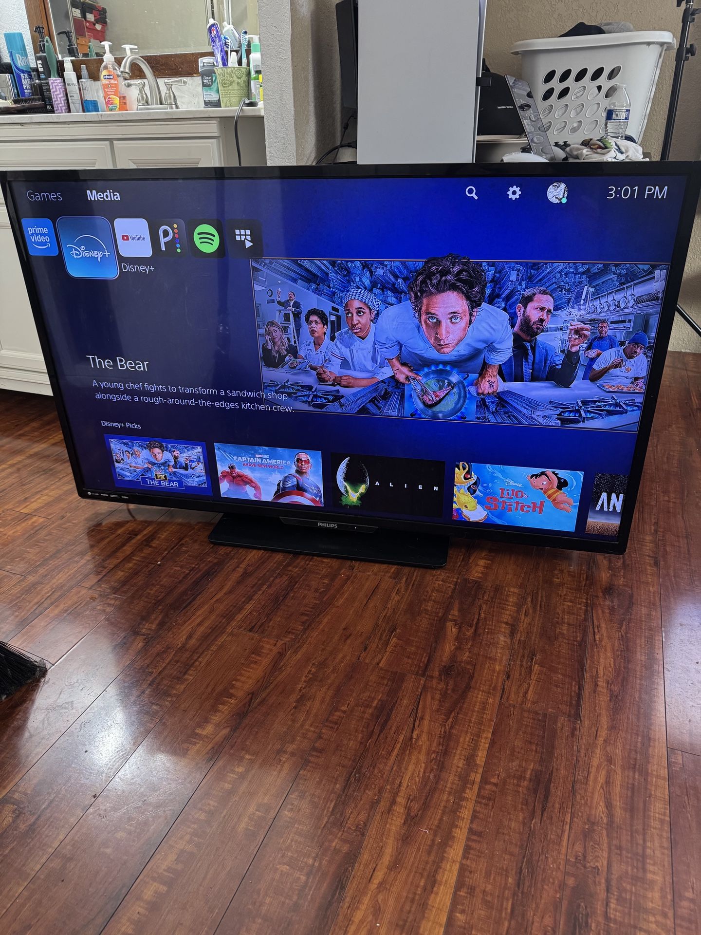 55inch Phillips 4k Smart Tv 
