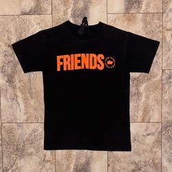 Vlone x Fragment Friends - T-Shirt Black/Orange Size Medium
