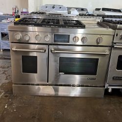 JENN AIR 48”WIDE ALL GAS RANGE STOVE STAINLESS STEEL 