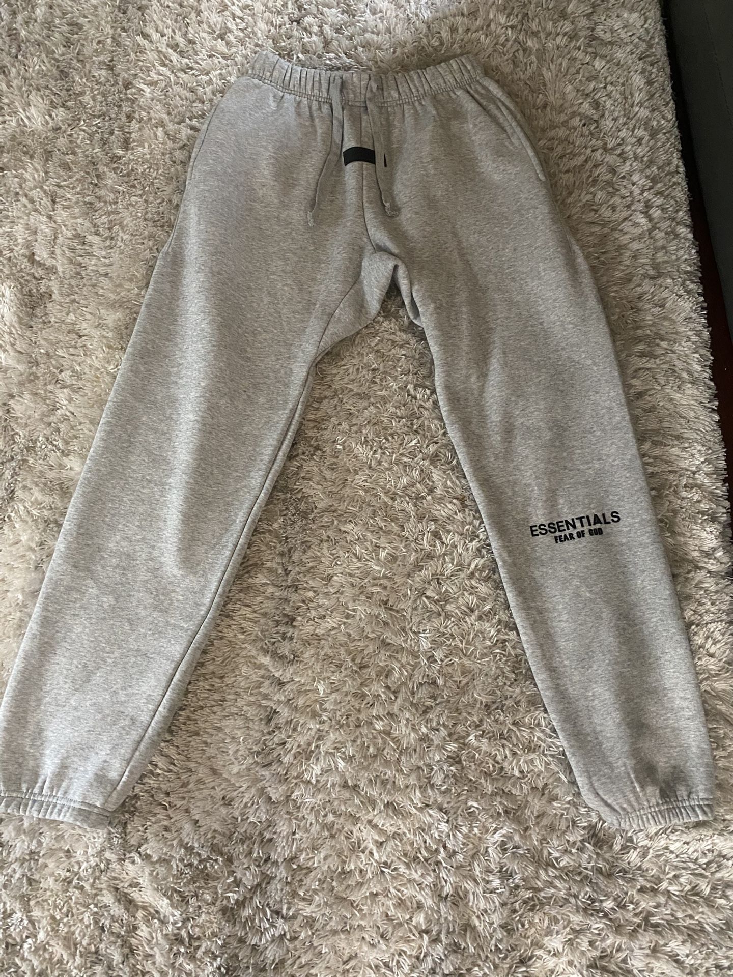 Grey Essentials Pant Size S Mans
