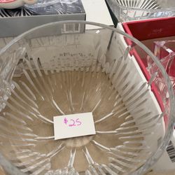 Crystal Bowl Fruit Bowl Candy Dish $25 Each Salad Bowl 