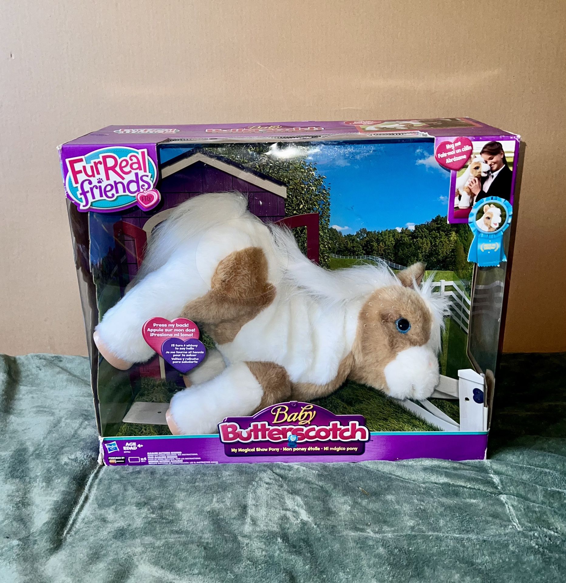 FurReal Friends Baby Butterscotch, My Magical Show Pony Hasbro 18” Doll Pet