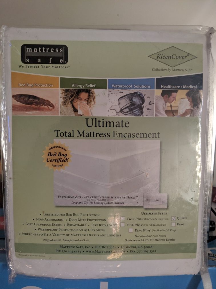 Bed bug mattress protector