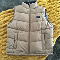 Brown Puffer vest (size XL) men’s