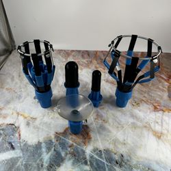 Ettore 48350 Bulb Changer Kit Without Pole,Plastic, Blue