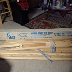 Sears Quilting Frame With Stand