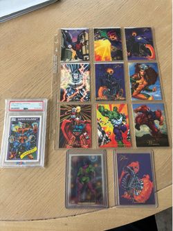 Marvel Card Lot 1990 Thanos 1994 Flair Marvel Masterpiece