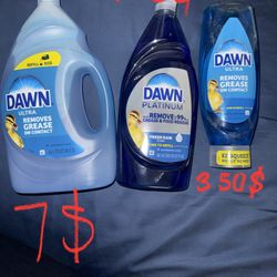 Dawn Dish Soap (different Sizes And Prices)