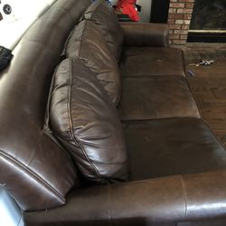 Leather couch