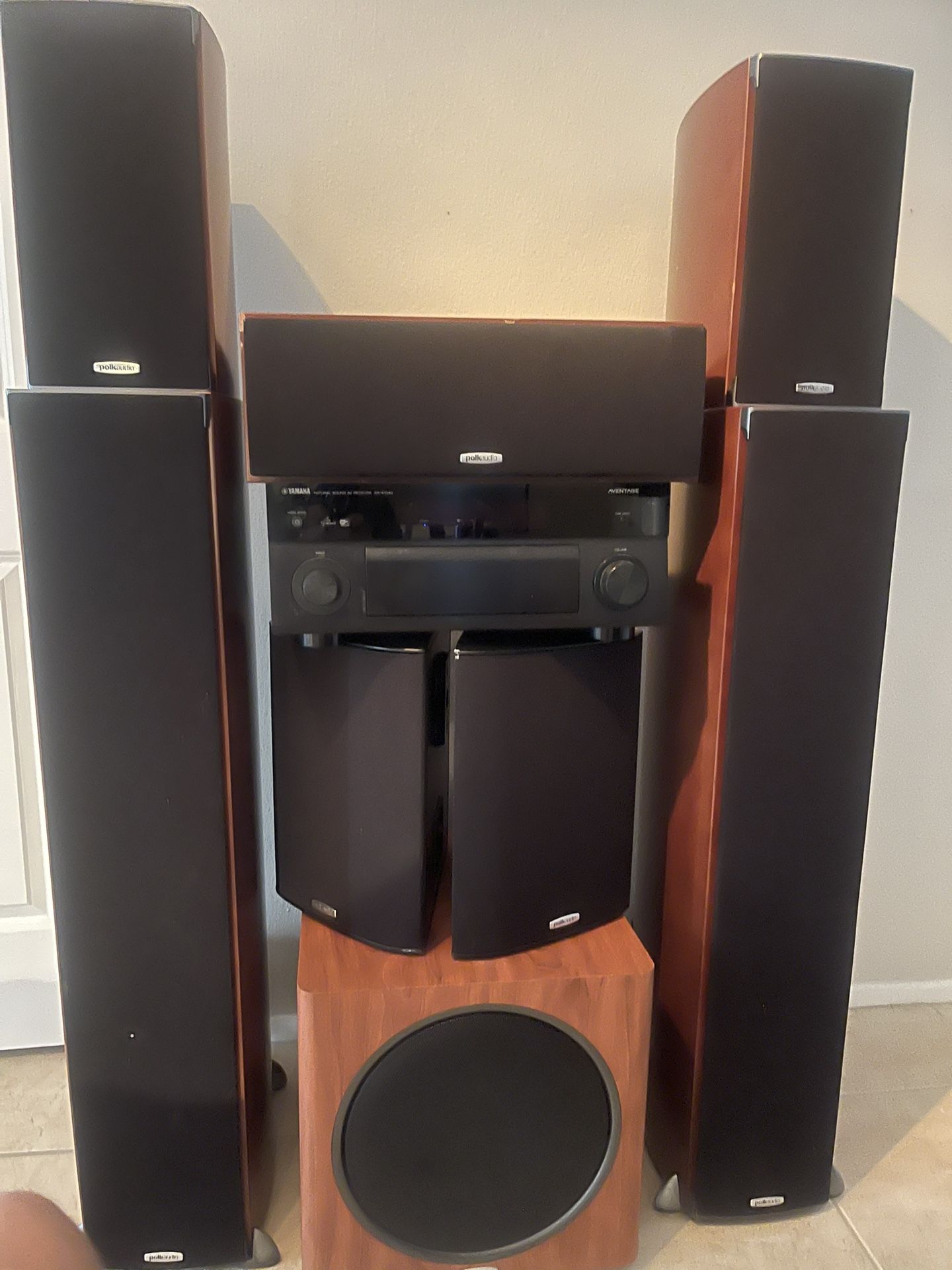 Polk Audio + Yamaha Advantage 1040 A SaundSystem