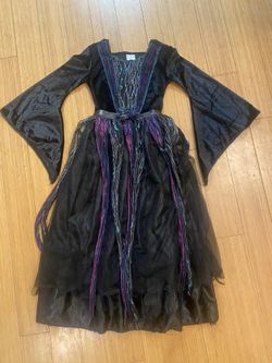 Girls Witch / Sorceress Costume - Size Small