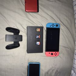 Nintendo Switch  Accessories And Games-included