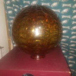 Amber Ware 14" Lamp Globe