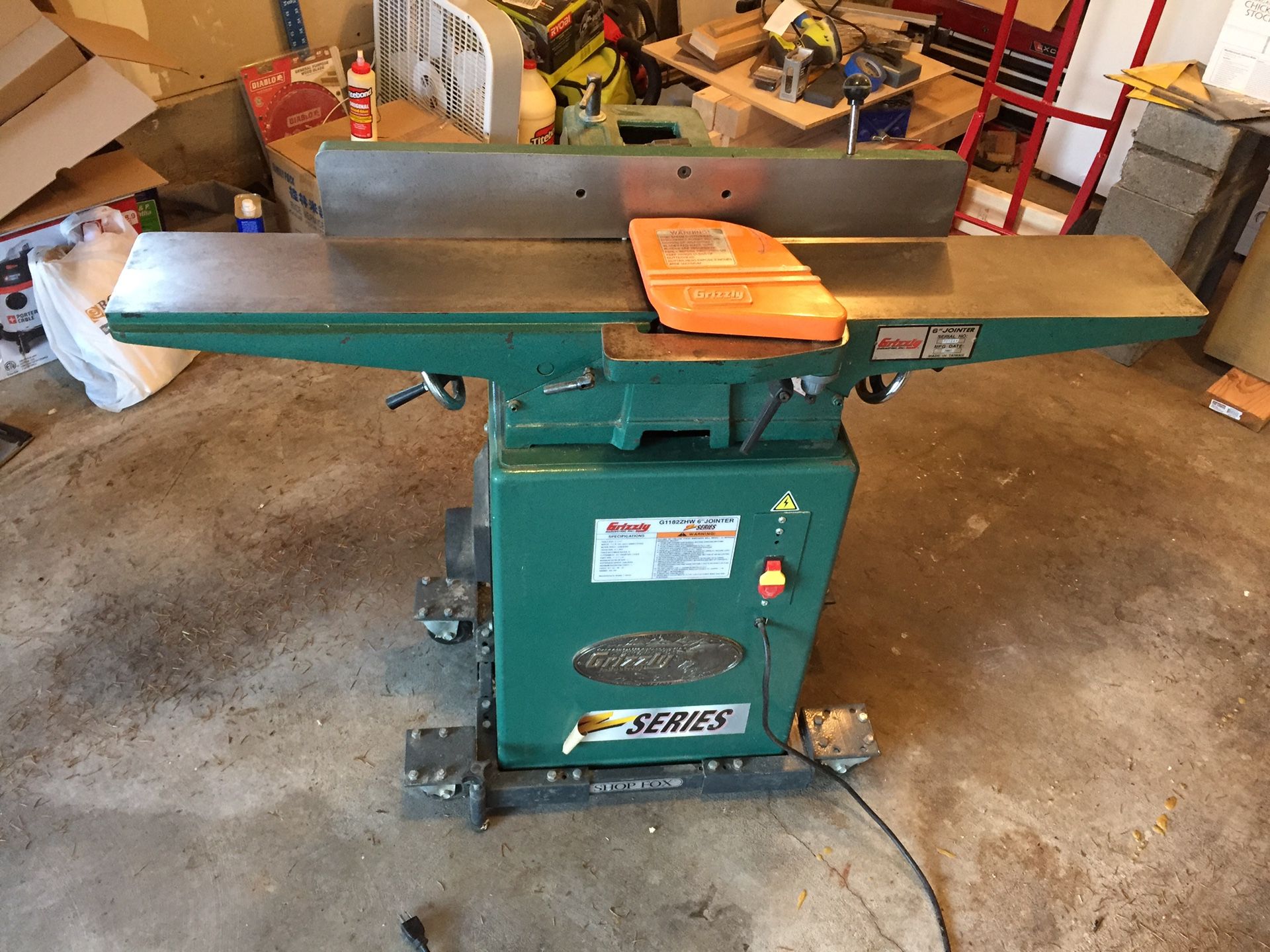 6 inch Grizzly Jointer for Sale in Renton, WA OfferUp