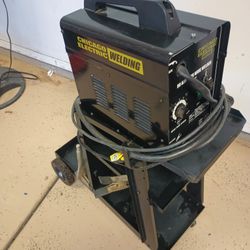 Flux Core Welder With Cart And A Few Tools