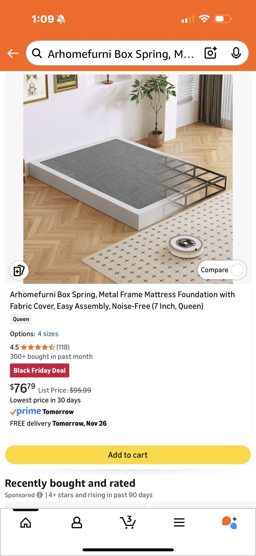 King Size Box Spring New