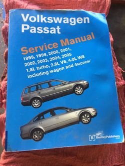 Bentley Service Manual B5, VW Passat 1998-2005