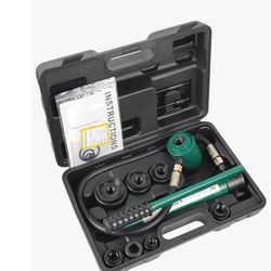 Hydraulic Knockout Punch Electrical Conduit Hole Cutter Set