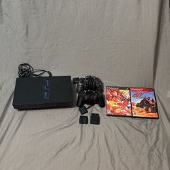 PS2 Bundle(Controller Power cord games and storage included)