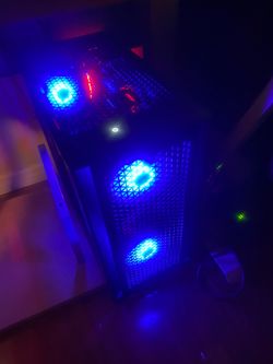 Gaming set up the pc is very fast