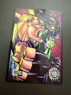 1993 WIZARD Press Proof Promo TRIBE Hannibal Johnson & Stroman #1
