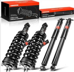Chevy GMC A-Premium Front Complete Struts with Coil Springs and Rear Shock for Chevrolet