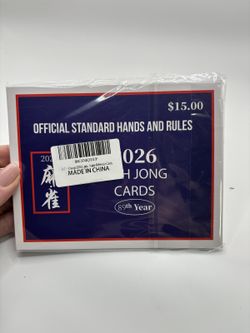 2026 Mah Jongg Cards – Official Standard Hands and Rules