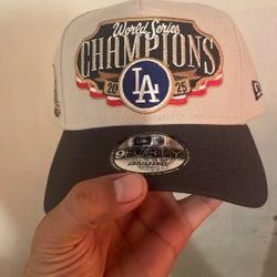 2025 World Series Champs Dodgers A Frame Snap Back 