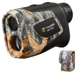 TIDEWE Hunting Rangefinder with Rechargeable Battery, 700Y Laser Range Finder  With Case
