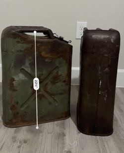 Vintage Metal Jerry cans
