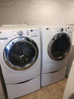 Maytag front load washer and dryer Electric