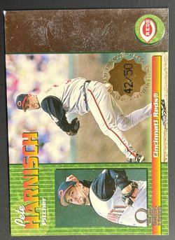 1999 Pacific Omega - Pete Harnisch #64 Premiere Date #42/50